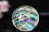 Dichroic Rainbow Orb with Cremains